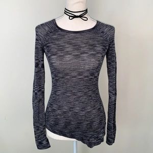 XS Rock & Republic Mesh Sweater Top